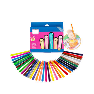 Crayon triangulaire en plastique pour enfants, effaçable, lavable, non toxique - Product Image 4