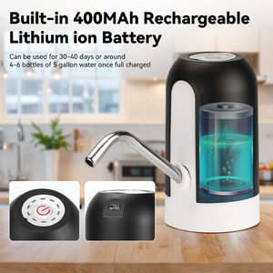 Mini botella automática eléctrica, bomba dispensadora <span class=keywords><strong>de</strong></span> <span class=keywords><strong>agua</strong></span> fría portátil, <span class=keywords><strong>dispensador</strong></span> <span class=keywords><strong>de</strong></span> <span class=keywords><strong>agua</strong></span> independiente inalámbrico - Product Image 3