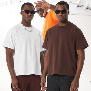 Camisetas de Moda para Hombre, Corte Cuadrado, Personalizadas con Logotipo, de Alta Calidad, Talla Grande y Corta, para Streetwear - Product Image 4