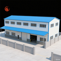 Entrepôt préfabriqué de structure en acier Entrepôt de bâtiments préfabriqués Construction industrielle Bâtiment commercial Entrepôt en métal