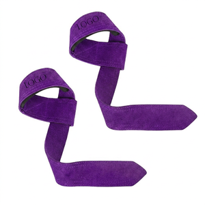 Sangles d'haltérophilie de sécurité en cuir de vachette de qualité supérieure, antidérapantes et résistantes pour l'entraînement à bas prix - Product Image 1