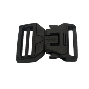 Plastic <b>Adjustable</b> Buckle with C-C Debossed Text for <b>Strap</b> Use - Product Image 1