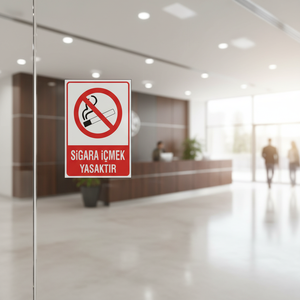 No Smoking Vinyl <b>Sign</b> - Product Image 3