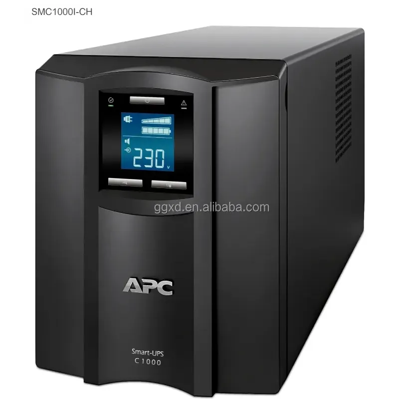 APC Online 1000VA/600W UPS, SMC1000I-CH для монтажа в башне серии SMC с 6 розетками IEC 320 C13