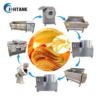 Best Verkopende Fabriek Direct Gebakken Bevroren Aardappel En Fruit Groente Bananenchips Maken Machine Lijn Lage Prijs Friteuse Inbegrepen