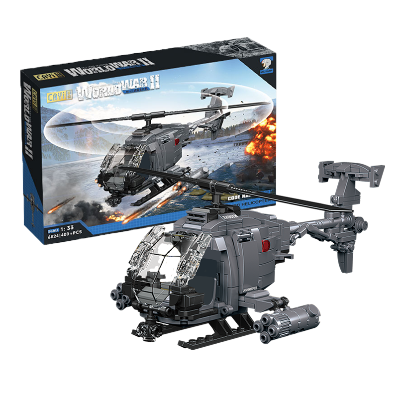 Police Helicopter Lego SWAT Model Building Block Sets