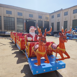Tren <span class=keywords><strong>El</strong></span>éctrico en Miniatura para Adultos, Ideal para Navidad, Carnaval y Parques de Atracciones - Product Image 1