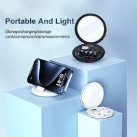 Kit de câble de données TYPE-C 60W, support de téléphone, adaptateur USB Micro, adaptateur miroir, convertisseur, boîte de rangement pour les voyages et les affaires