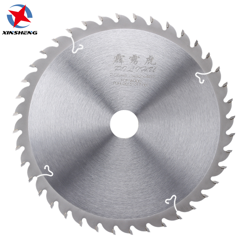 Smooth Cutting Burr Free Scroll Carbide Tipped Slotted Circular Saw Blade for Wood Laminated Board Grooving 80*18T