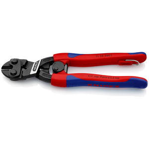 KNIPEX 71 32 200 T CoBolt Cortadores diagonales de doble palanca con empuñaduras multicomponentes, diseño delgado, con anillo de bloqueo - Product Image 1