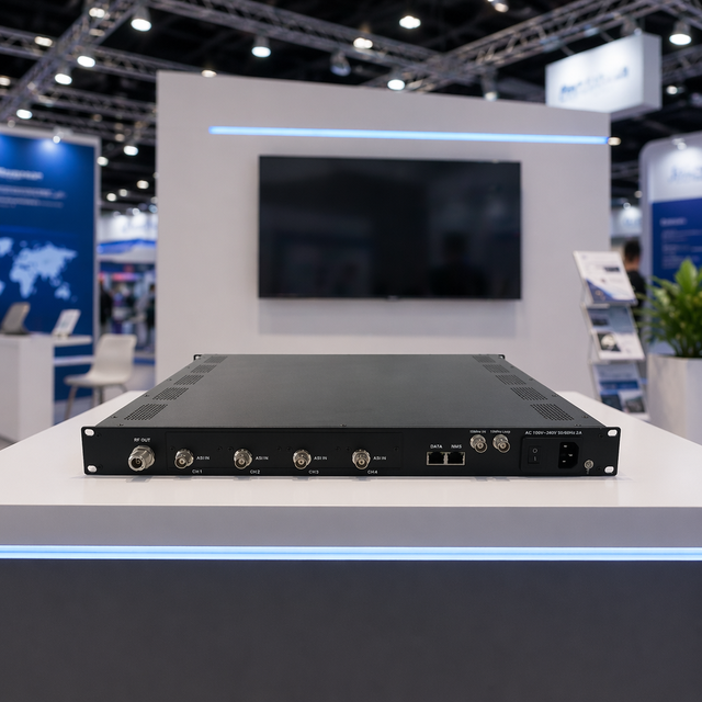 QPSK6350 High Quality DVB-S2X Modulator 32APSK ASI/IP to RF for Digital TV Transmission & MMDS Broadcasting