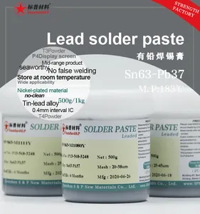 Sn63Pb37 Medium-temp Welding Solder Paste No-clean Excellent Melting Point Special For Printing Welding