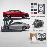 Elevopark Easy Access Tilting Two Post Simple Parking Lift Without Front Crossbeam for Automotive Beauty Shops