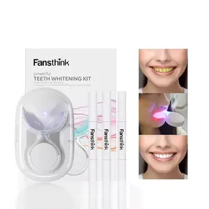 2024 New Products 32 led light teeth whitening kit with 5.00 uv light usb home packing box