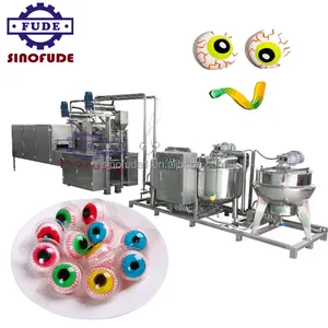 SINOFUDE Eyeball Gummies Soft Sandwich Multicolor Candy Making Machine