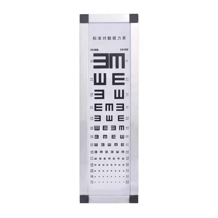 Лучшее качество, Китай, офтальмологическое оборудование, 5 метров, стандарт E, светодиодная диаграмма зрения, диаграмма тестирования глаз