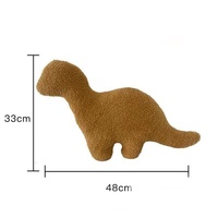 Coussin moelleux Kawaii, peluche en forme de poulet nugget, jouet en peluche dinosaure, jouet en peluche poulet nugget pour fille et garçon
