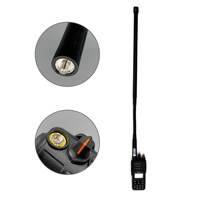 Antenne de Communication longue portée à Gain élevé VHF/UHF 144/430MHz CS antenne pliante à tube d'oie tactique pour antenne talkie-walkie