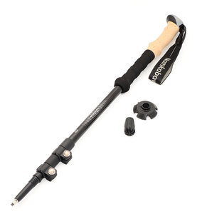 <span class=keywords><strong>Canne</strong></span> télescopique en aluminium avec <span class=keywords><strong>embout</strong></span> en acier, 3 sections réglables, 25-53 pouces, légère et durable, bâton de randonnée avec poignée droite, capacité de charge de 150 lb - Product Image 4
