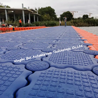 Pont flottant modulaire en PEHD pour jet ski, pont flottant de construction, plateforme flottante, quai flottant en plastique
