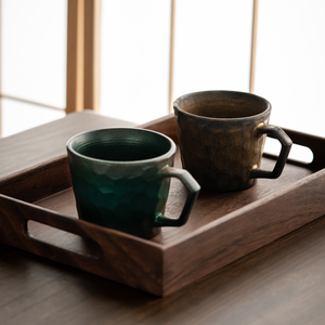 Taza de café de cerámica marcada pellizcada a mano con esmalte reactivo de cerámica MOQ inferior - Product Image 5