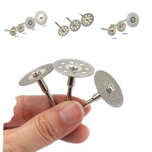 Elmas disk çelik Dremel döner kesme alet setleri 10 adet dairesel aşındırıcı küçük Mini elmas testere bıçağı seti - Product Image 2