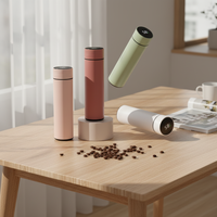 Thermos isotherme portable en acier inoxydable 316 avec affichage de la température, performance thermique de 6 à 12 heures, design moderne, idéal comme cadeau