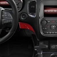 Kohle faser Auto Scheinwerfer Schalter Knopf Aufkleber Abdeckung Innen Fahrerseite Armaturen brett Streifen Verkleidung für Dodge Durango 2011-2020 Acc