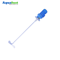Agitateur Aquasust Mélangeur de produits chimiques à palettes en acier inoxydable Mélangeur agitateur industriel