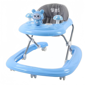 Passeggino Multifunzione Economico in Plastica con Ruote Silenziose e Funzione Dondolo per Bambini - Product Image 4