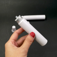 Stylo marqueur à encre permanente grande capacité en aluminium pour papier, pointe pinceau oblique, corps de stylo rechargeable vide