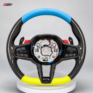 Vente directe d'usine, volant en fibre de carbone personnalisé CS adapté aux BMW F30 F10 F15 F32 F01 F20 F22 F25 F36 M3 M5 M6 G30 G31 G01 G02 - Product Image 1