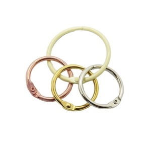 Anneaux de reliure en acier pour cartes ou dossiers, tailles et couleurs personnalisées, vente en gros EWANG - Product Image 1