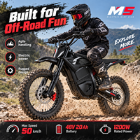 Moto électrique tout-terrain M5 26 Nm de couple maximal, 48 V 2500 W de puissance de pointe, transmission directe