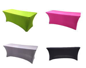 ผ้าคลุมโต๊ะสแปนเด็กซ์พิมพ์โลโก้ตามสั่ง สำหรับงานอีเว้นท์ธุรกิจ - Product Image 5