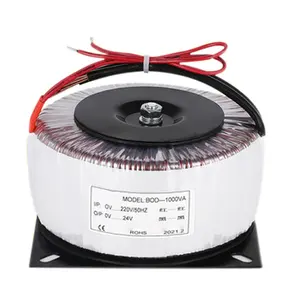 Düşük frekans özelleştirme Transformer trafo 5000 3000 2500 2000 1500 Watt bakır Toroidal trafo