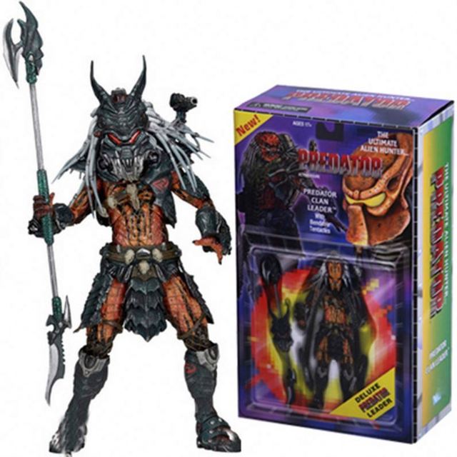 Alien War Iron Warrior Garage Kits Predator Clan Leader Kenner7 NECA Inch Moving Model