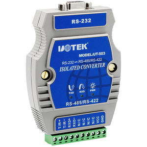 Adaptateur industriel UOTEK RS232 vers 2 ports RS485, convertisseur série isolé avec connecteur femelle DB9, distance de transmission de 5000 m - Product Image 4