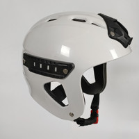 ANTMAX CE EN 1385 Casque de sauvetage en kayak d'eau vive multicolore Casque de sports nautiques intégral avec rails Seiches séchées