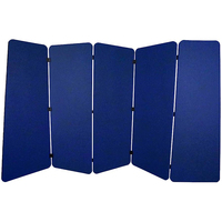 Séparateurs colorés de la salle d'absorption acoustique Panneaux en fibre de polyester 100% Panneaux acoustiques en polyester Cloison mobile