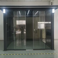 Zhide AS180 - Gazebo moderne à persiennes - Mobilier d'extérieur - Imperméable - Résistant au soleil - Résistant au vent - Au feu - Auvent motorisé intelligent