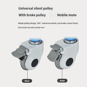 รถเข็นท่อสแตนเลสหนาสำหรับพยาบาลลิ้นชักสองชั้นแบบเงียบใช้งานได้นาน16ปีโรงงานมืออาชีพ - Product Image 5
