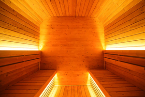 Sauna de Barril de Cedro Rojo de Lujo para 6 Personas, Amplio Espacio, <span class=keywords><strong>Casa</strong></span> de Madera Sólida para Uso en Exteriores, Sauna de Relajación en Venta - Product Image 5