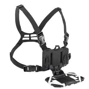 Ensemble de fixation thoracique tactique avec boucles à dégagement rapide pour activités de plein air, sangle en nylon universelle - Product Image 1