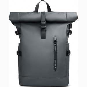 Free Sample High Quality Black Waterproof Laptop <b>Backpacks</b> <b>Computer</b> Bag Minimalist <b>Backpacks</b> Roll Top Rolling <b>Backpack</b> - Product Image 3