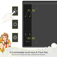 VEIKK A30 Tablette de dessin design de mode pour PC Options OEM disponibles pour le travail graphique