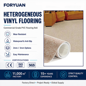 Revêtement de sol vinyle hétérogène <span class=keywords><strong>en</strong></span> rouleaux de 3 mm, certifié, à performance stable, écologique, pour projets de grands magasins - Product Image 1