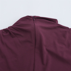 Robes longues élégantes à col mi-haut pour femmes, nouvelle collection automne, tendance - Product Image 5