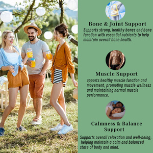 Suplemento de apoyo muscular inmunológico de calidad superior con vitamina D3 K2 Bebida Calcio Magnesio Zinc Gotas líquidas - Product Image 5