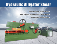 Les cisailles de crocodile de coupe de métal de cisaillement hydraulique d'excellente qualité ont utilisé la grande machine de cisaillement hydraulique rapide